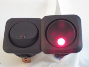 Comutator auto rotund Pornit/Oprit 12-24V cu indicator LED de functionare 