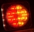 Lampa stop auto patrata LED cu 4 functii Pozitie/Frana, Semnalizator, Ochi pisica si Iluminare numar - 12/24V