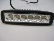 Proiector auto LED 9-32V - 6 LED-uri de mare putere in linie