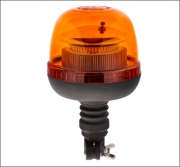 Girofar LED Galben cu prindere Din pole cu amortizor vibratii si doua tipuri selectabile de flash