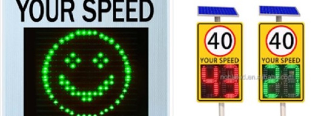 Panouri rutiere afisare viteza autoturisme – mijloace de atentionare a soferilor sa respecte viteza legala de deplasare